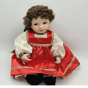 Vintage Porcelain Russian Doll "Natasha" ~ 15" Tall ~ Knowles